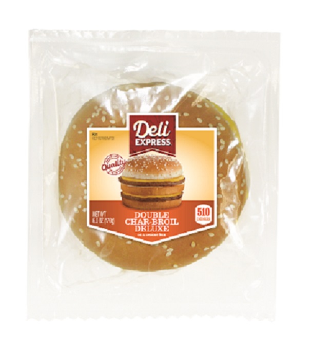 Deli express double char broil deluxe 6oz