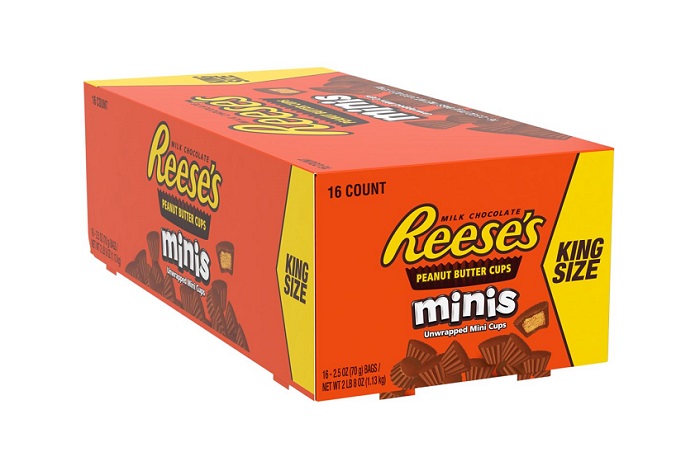 Reeses peanut butter minis cups k/s 16ct