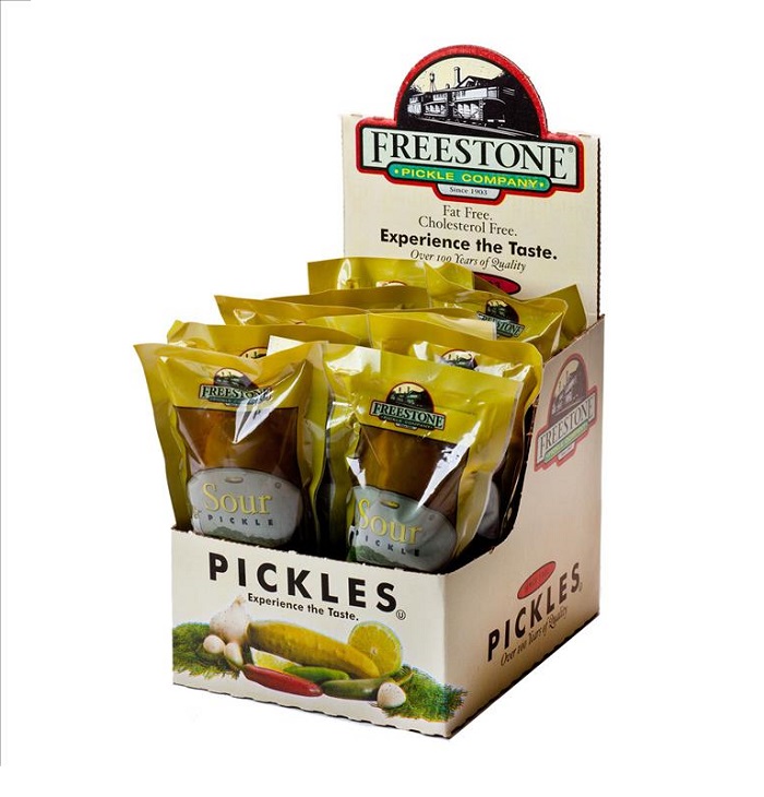 Freestone sour pickle 12ct