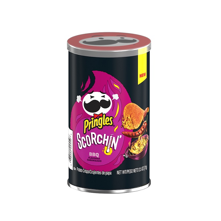 Pringles scorchin bbq 12ct 2.5oz