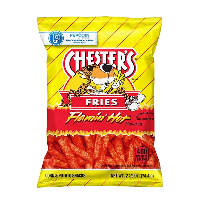 Chesters xvl flamin hot fries 2.625oz