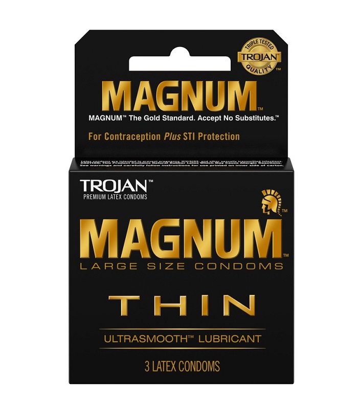 Trojan magnum thin lubricated 6ct