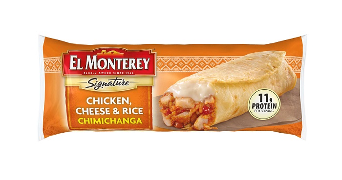 El monterey chicken, cheese & rice chimichanga 5oz