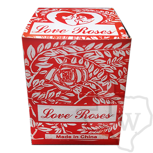 Love roses glass vial 36ct