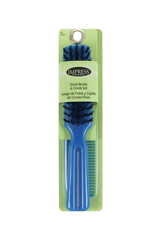 Impress bristle brush & comb small set