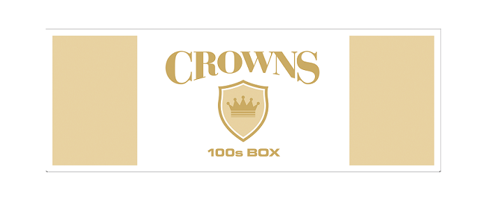 Crown gold box 100
