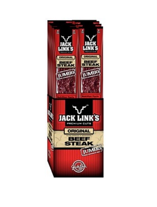 Jack links original jumbo beef steak 12ct