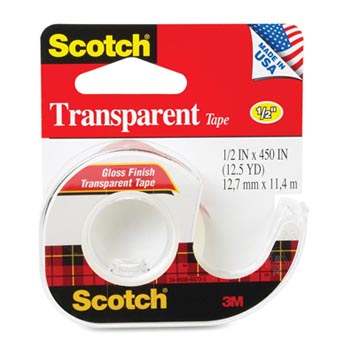 Scotch transparent tape 12.5yrd