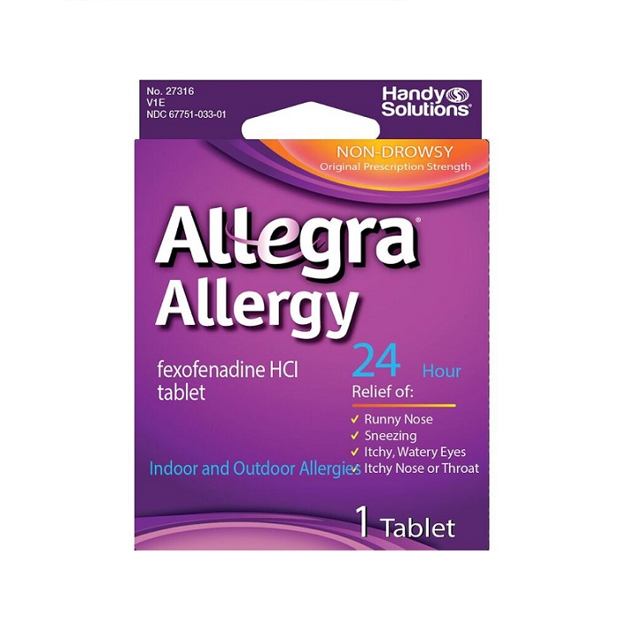 Allegra allergy s/d blstr 6ct