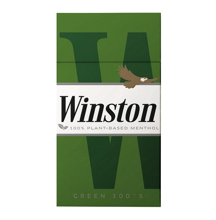 Winston menthol green 100 box