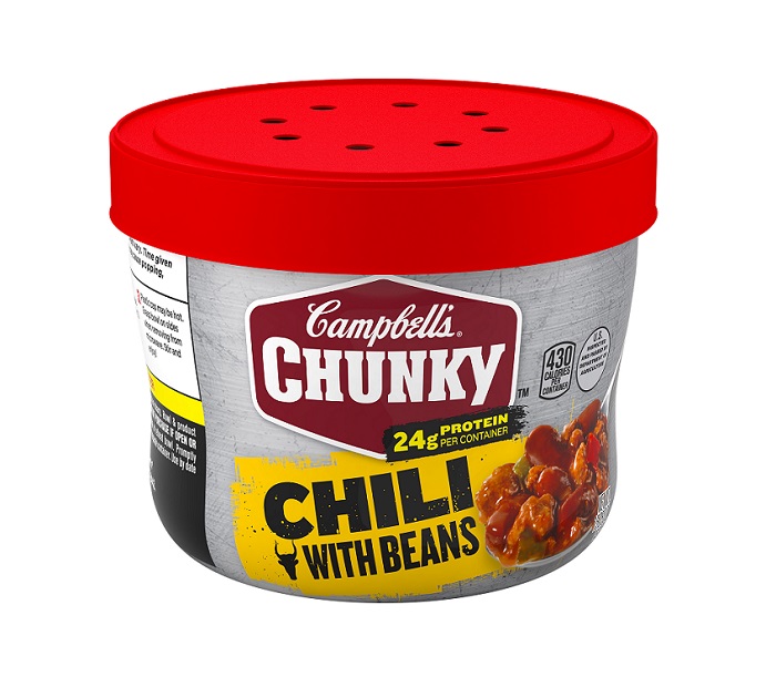 Campbell`s chunky beef & bean chili soup 15.4oz