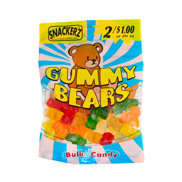 Snackerz 2/$1 gummi bears