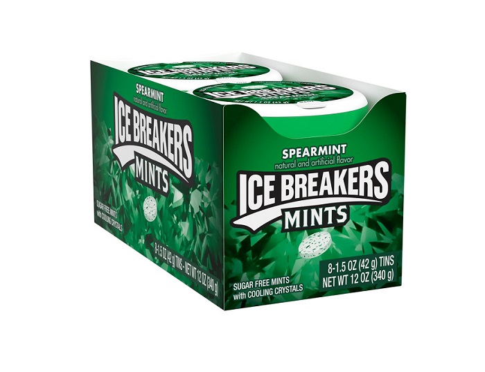 Ice breaker spearmint tin 8ct