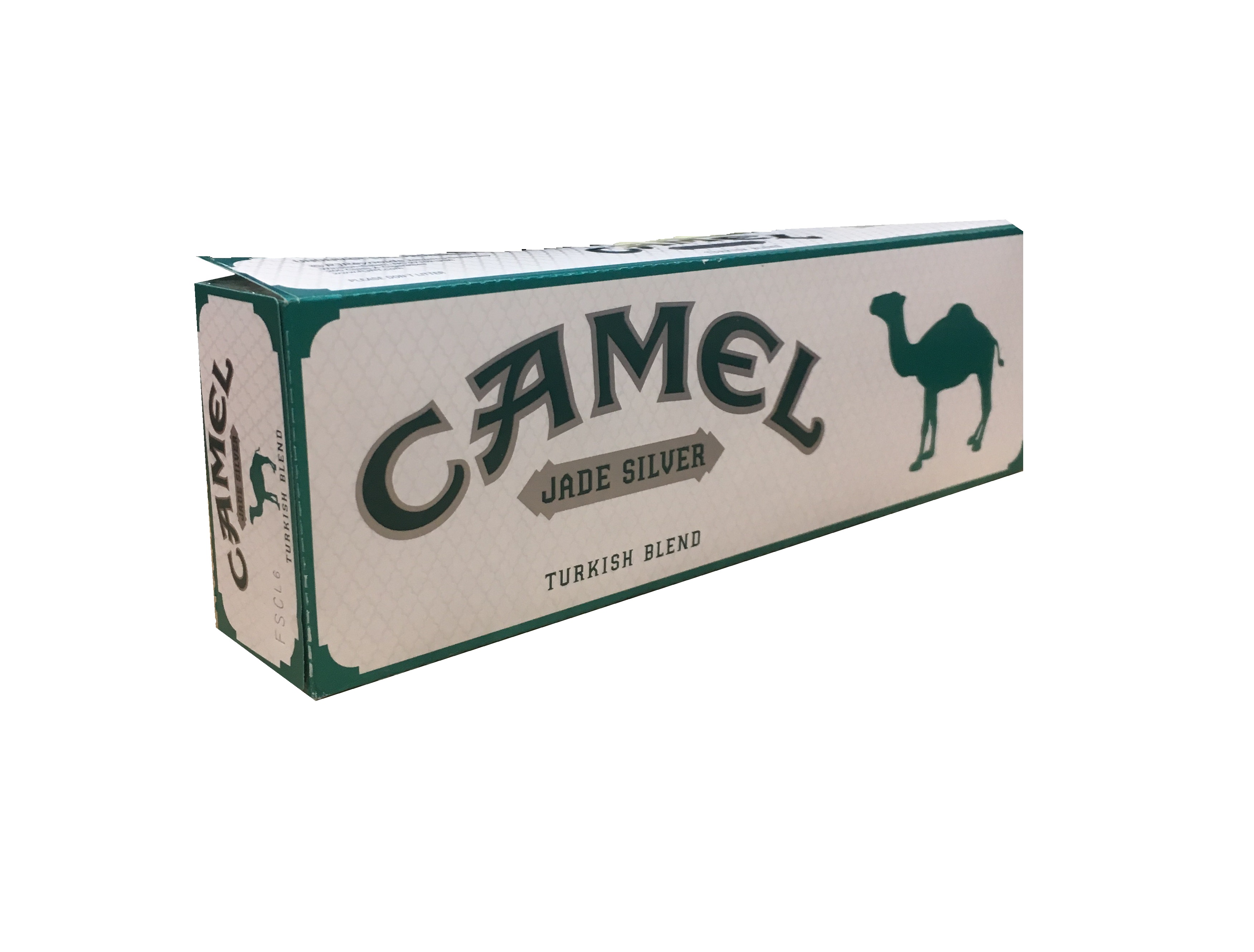 Camel jade silver box