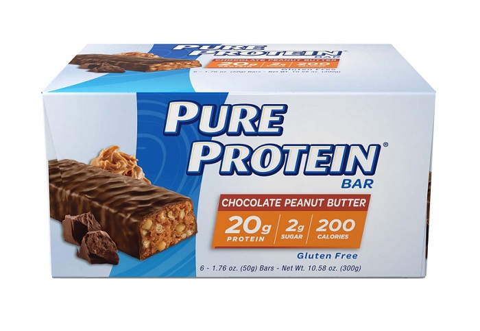 Pure protein chocolate peanut butter bar 6ct