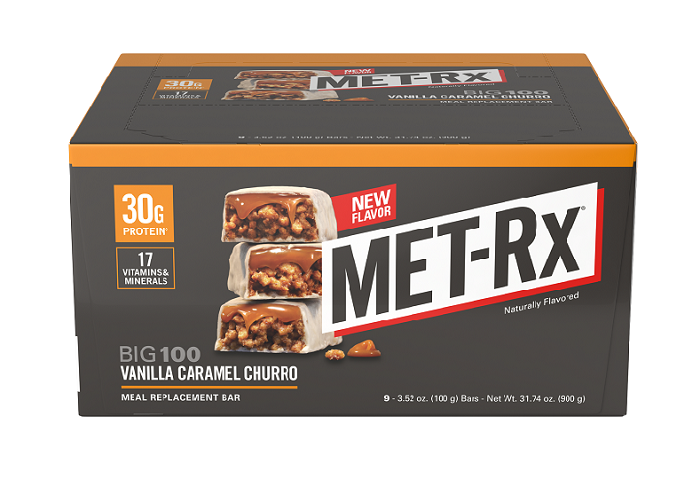 Metrx vanilla caramel churro big bar 9ct