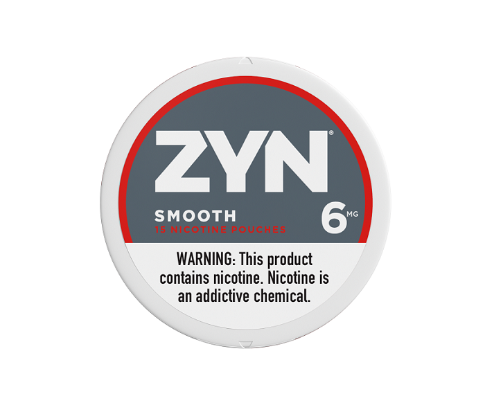 Zyn smooth nicotine pouch 6mg 5ct
