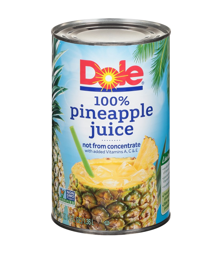 Dole pineapple juice 12ct 46oz