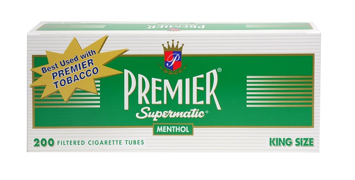 Premier tubes menthol king 5/200ct