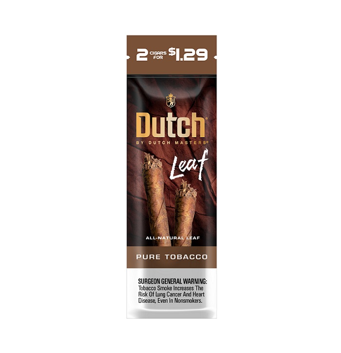 Dutch leaf pure tobacco 2/$1.29 30/2pk