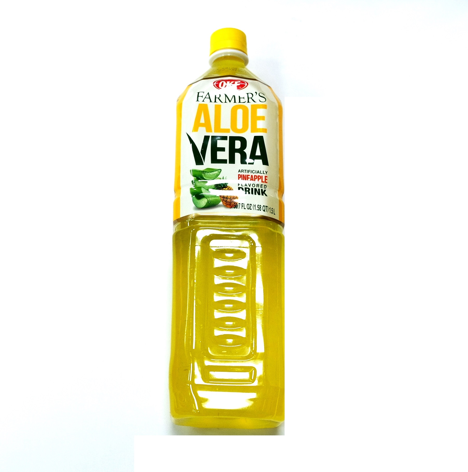 Okf aloe drink pineapple 12ct 1.5l