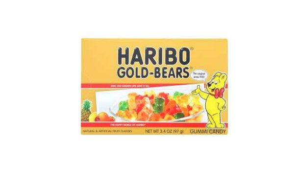 Haribo gold bears thtr box 3.4oz