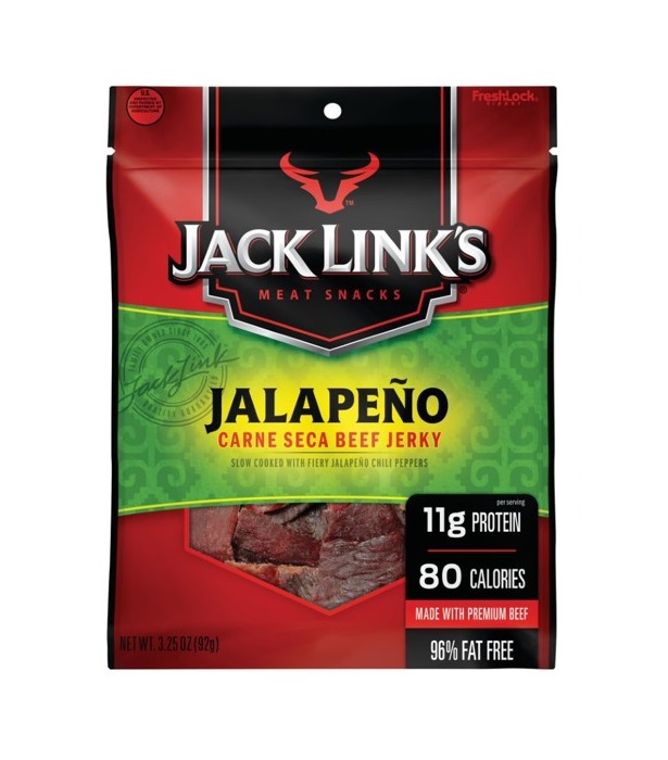 Jack links jalapeno beef jerky 3.25oz