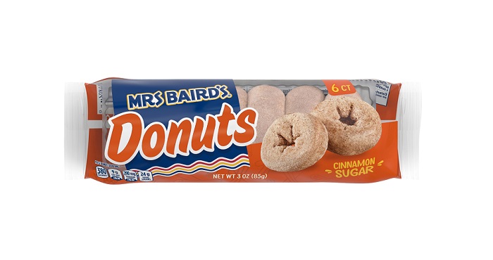 Mrs bairds cinnamon sugar mini donuts 6ct 3oz