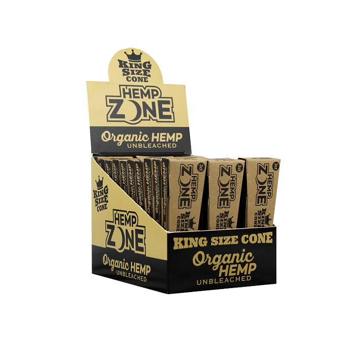 Hemp zone organic hemp k/s cones 30/3pk