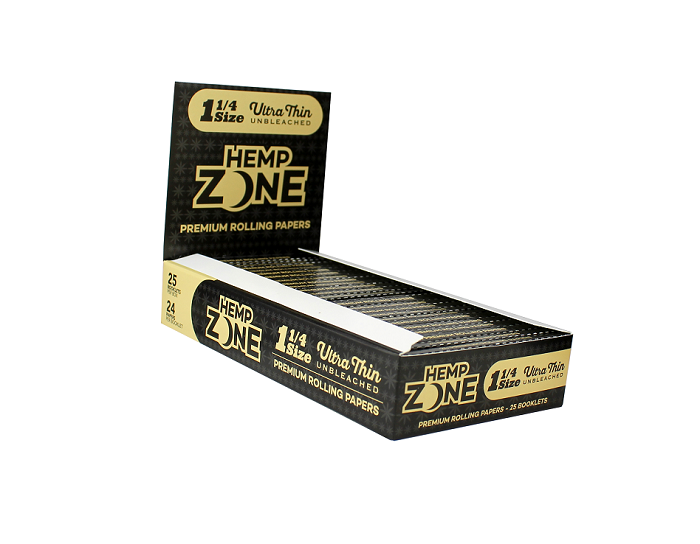 Hemp zone ultra thin rolling papers 1.25