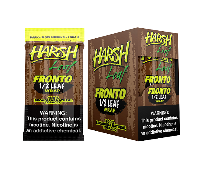 Harsh fronto natural 1/2 leaf cigar wrap 20ct
