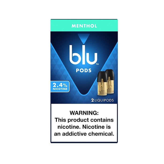 Blu mag menthol 2.4% pods 5/2ct
