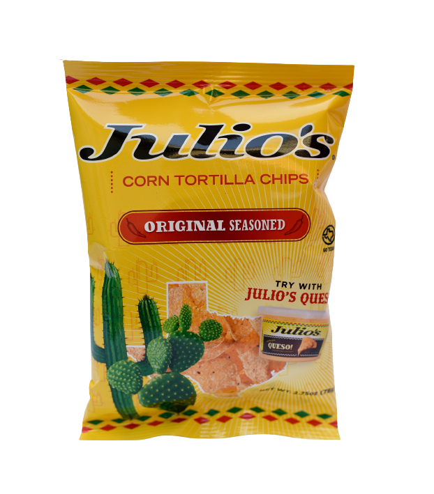 Julio`s original tortilla chips 2.75oz