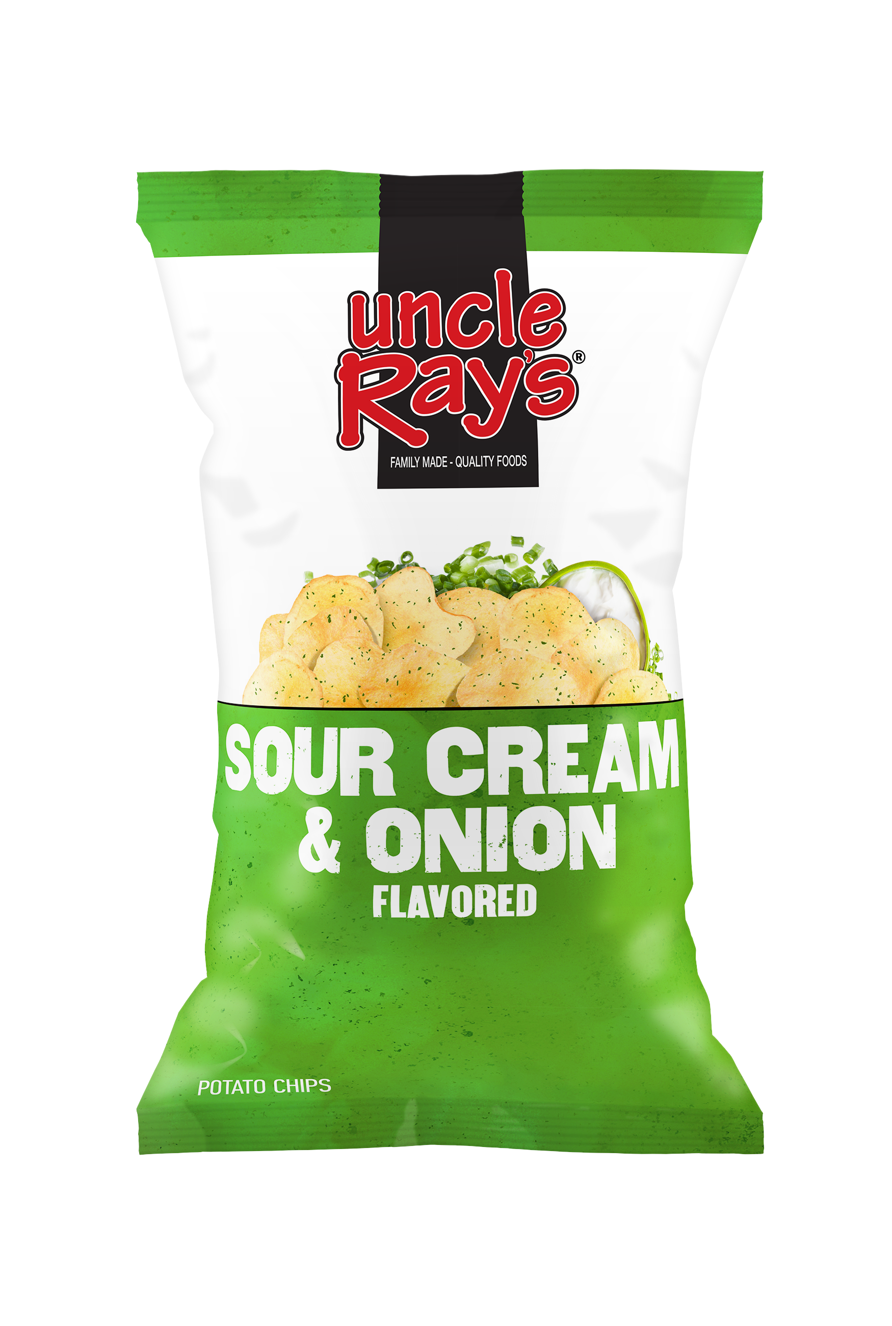 Uncle rays sour cream and onion chips 3oz