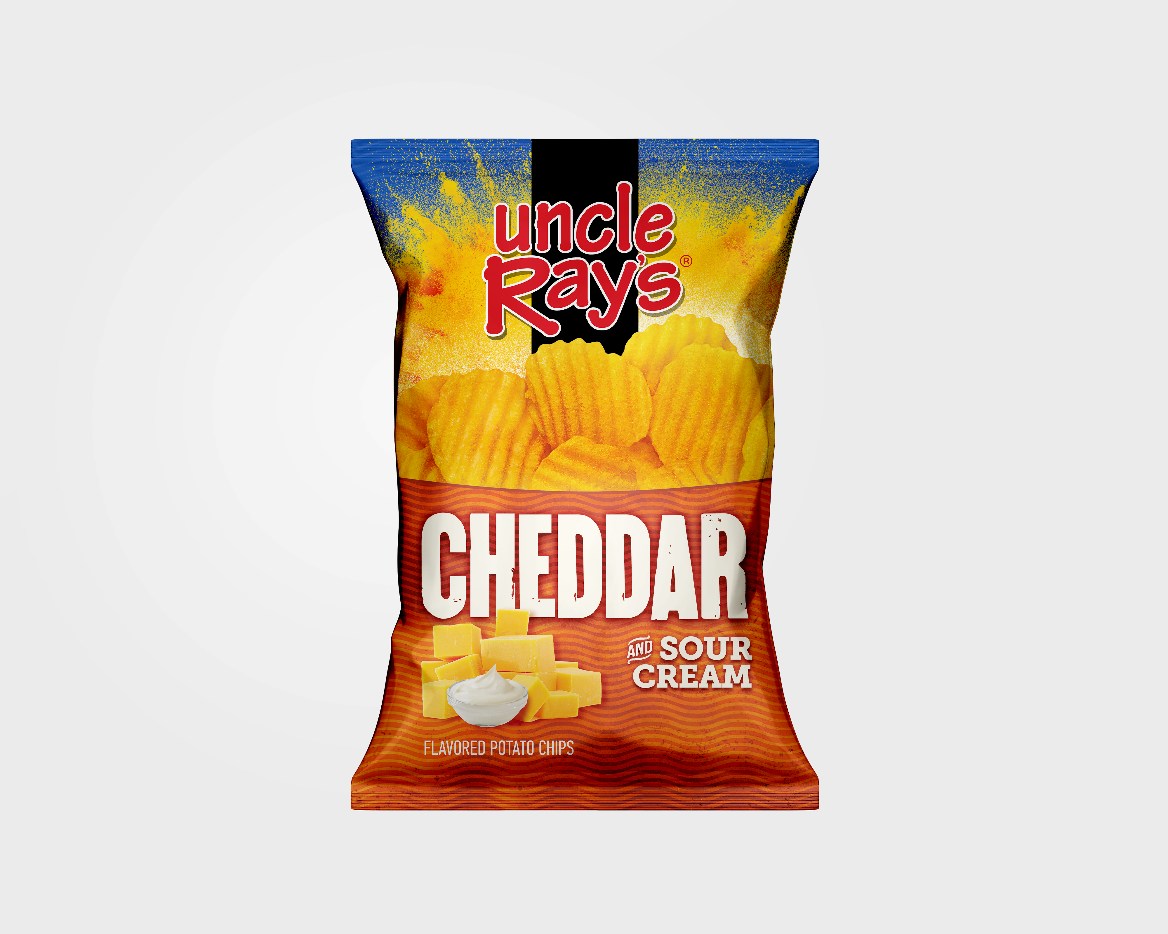 Uncle rays cheddar and sour cream chips 3oz