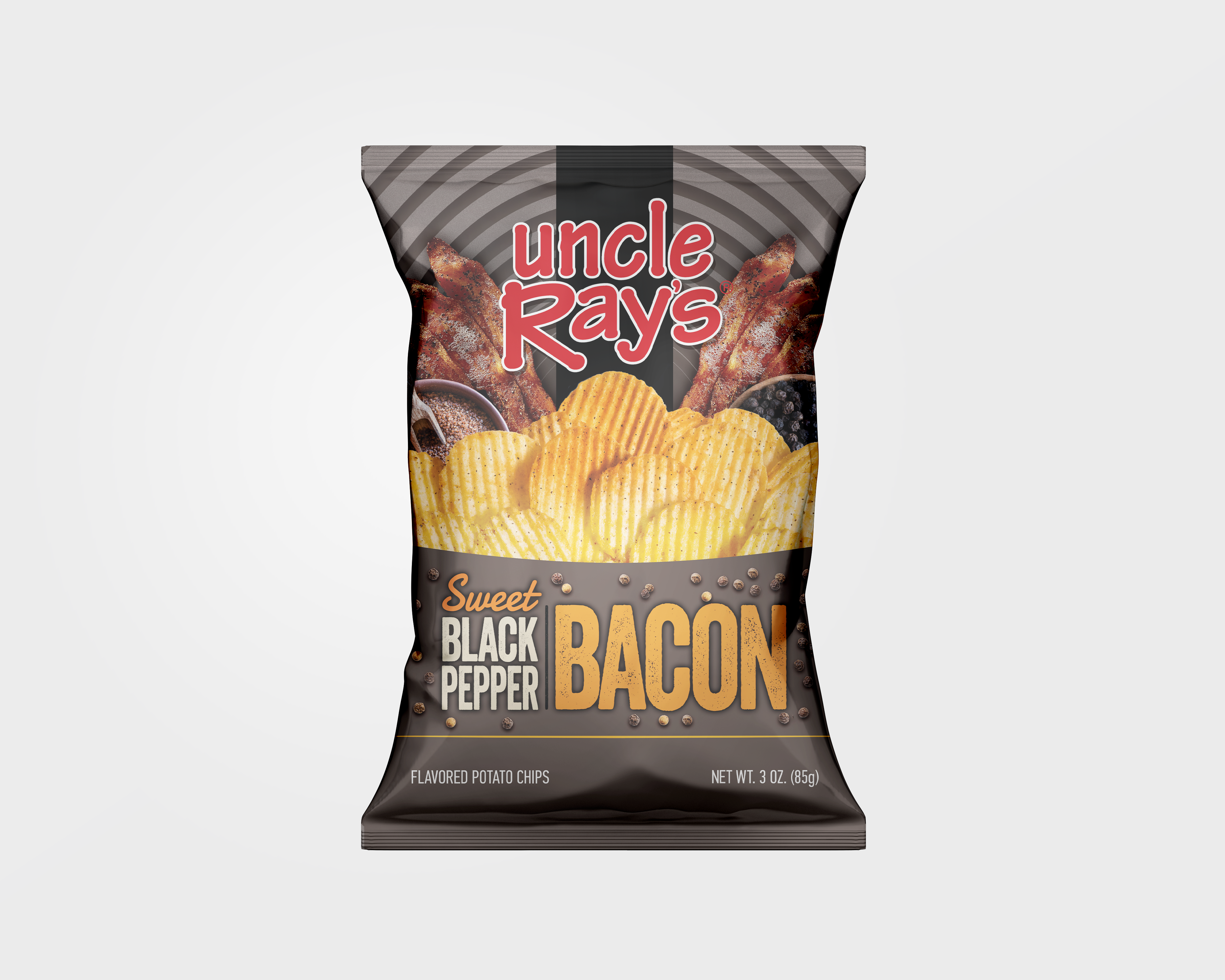 Uncle rays sweet black pepper bacon chips 3oz
