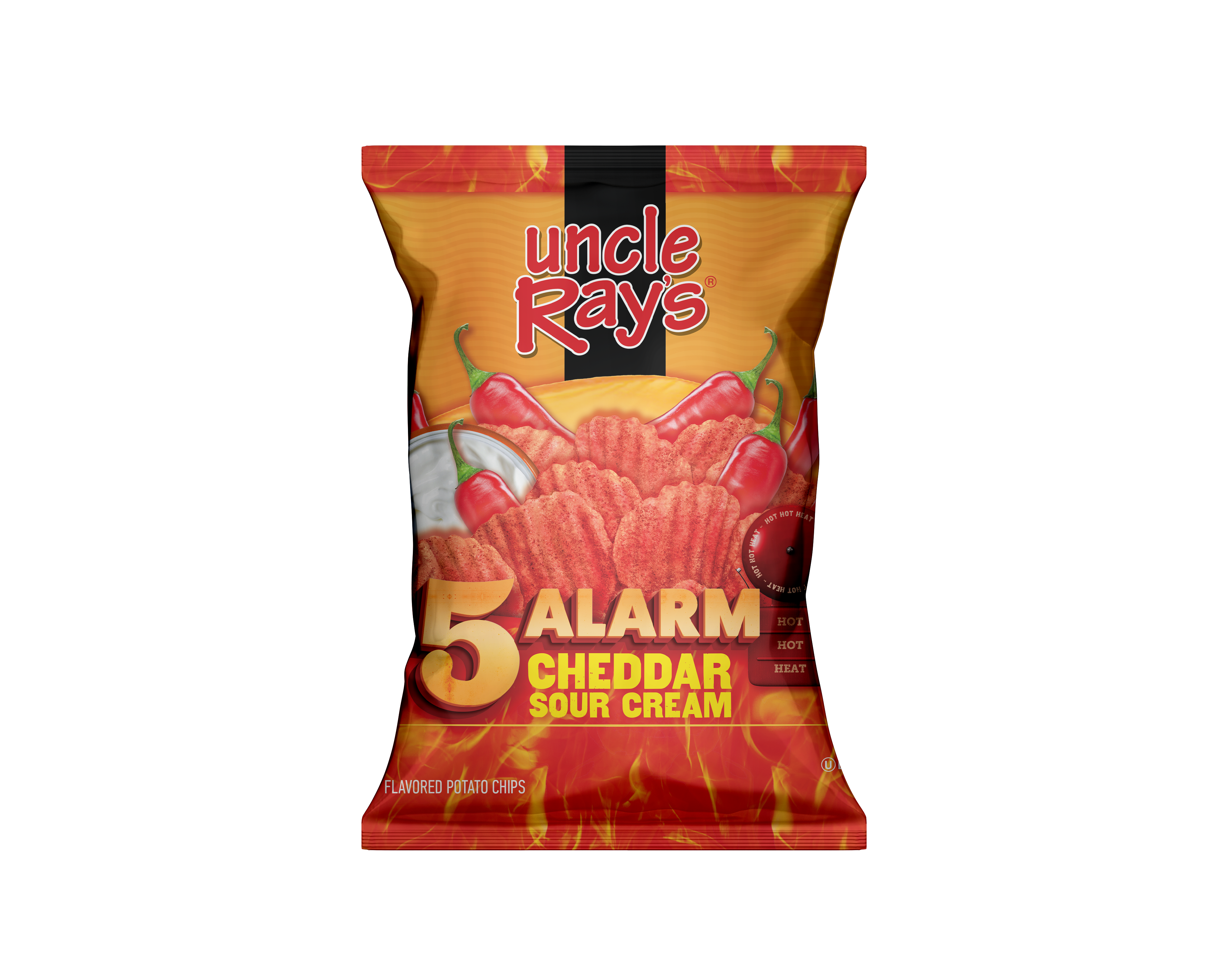 Uncle rays alarm cheddar and sour cream chips 3oz