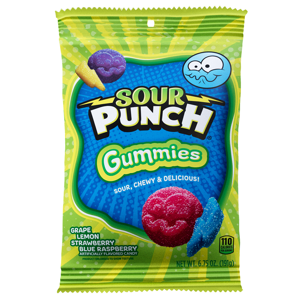 Sour punch gummies h/b 6.75oz