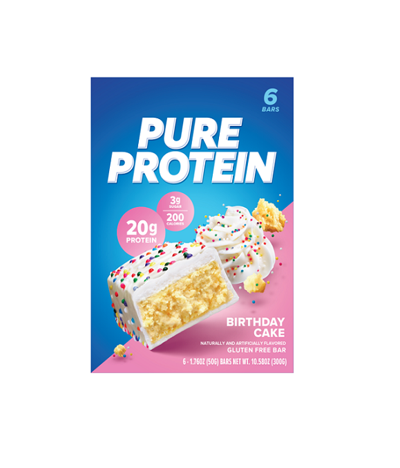 Pure protein birthday cake bar 6ct