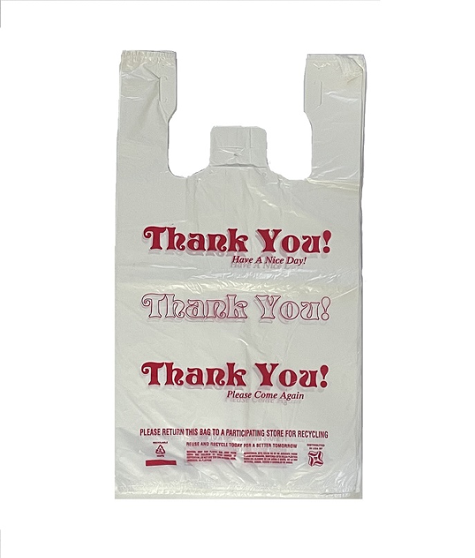 Plastic bag large thankyou 14 micro 1000ct