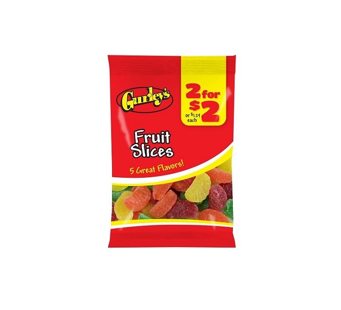 Gurley`s fruit slices 2/$2 12ct 4.5oz