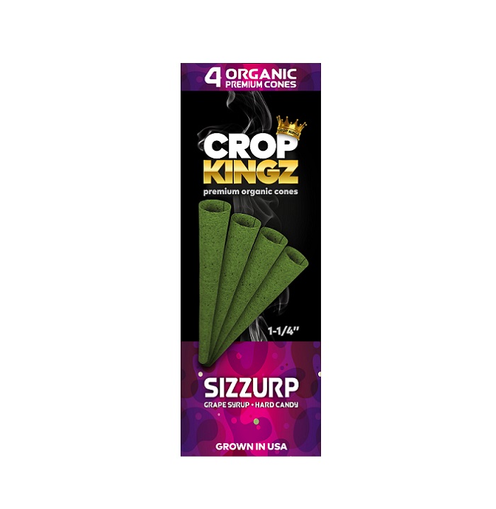 Crop kingz sizzurp organic cones 1.25