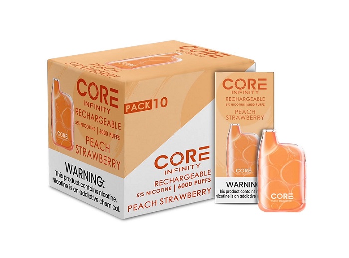 Core infinity peach strawberry disposible 10ct