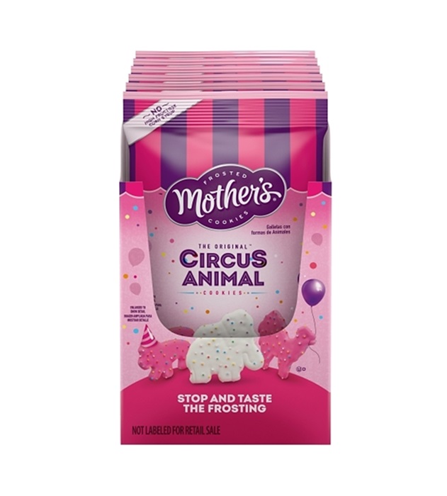 Mother`s frosted circus animals 6ct 3oz