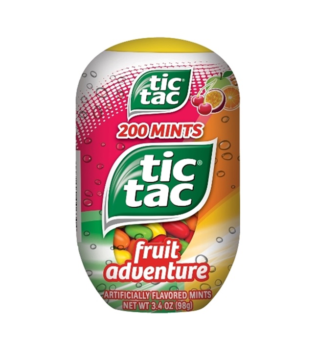 Tic tac fruit adventure btl 4ct 3.4oz