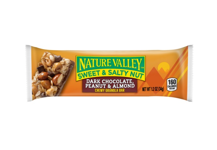 Nature valley dark chocolate peanut & almond 16ct