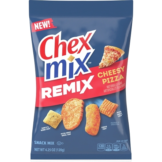 Chex mix cheesy pizza snack mix remix 4.25oz
