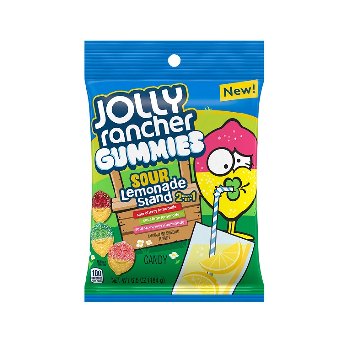 Jolly rancher sour lemonade gummies h/b 6.5oz
