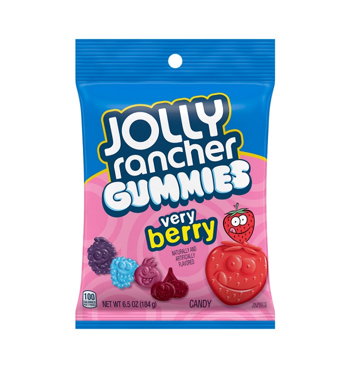 Jolly rancher very berry gummies h/b 6.5oz