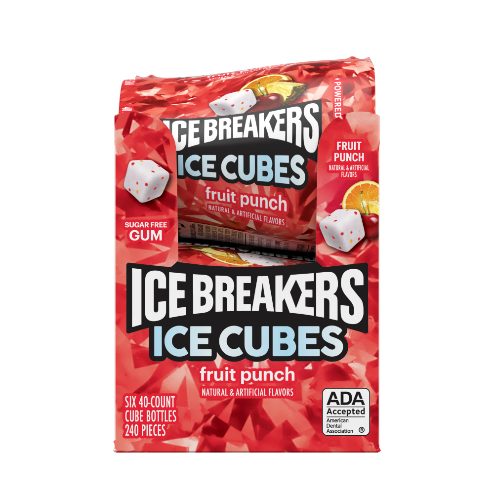 Ice breakers fruit punch ice cubes btl 6ct 3.24oz